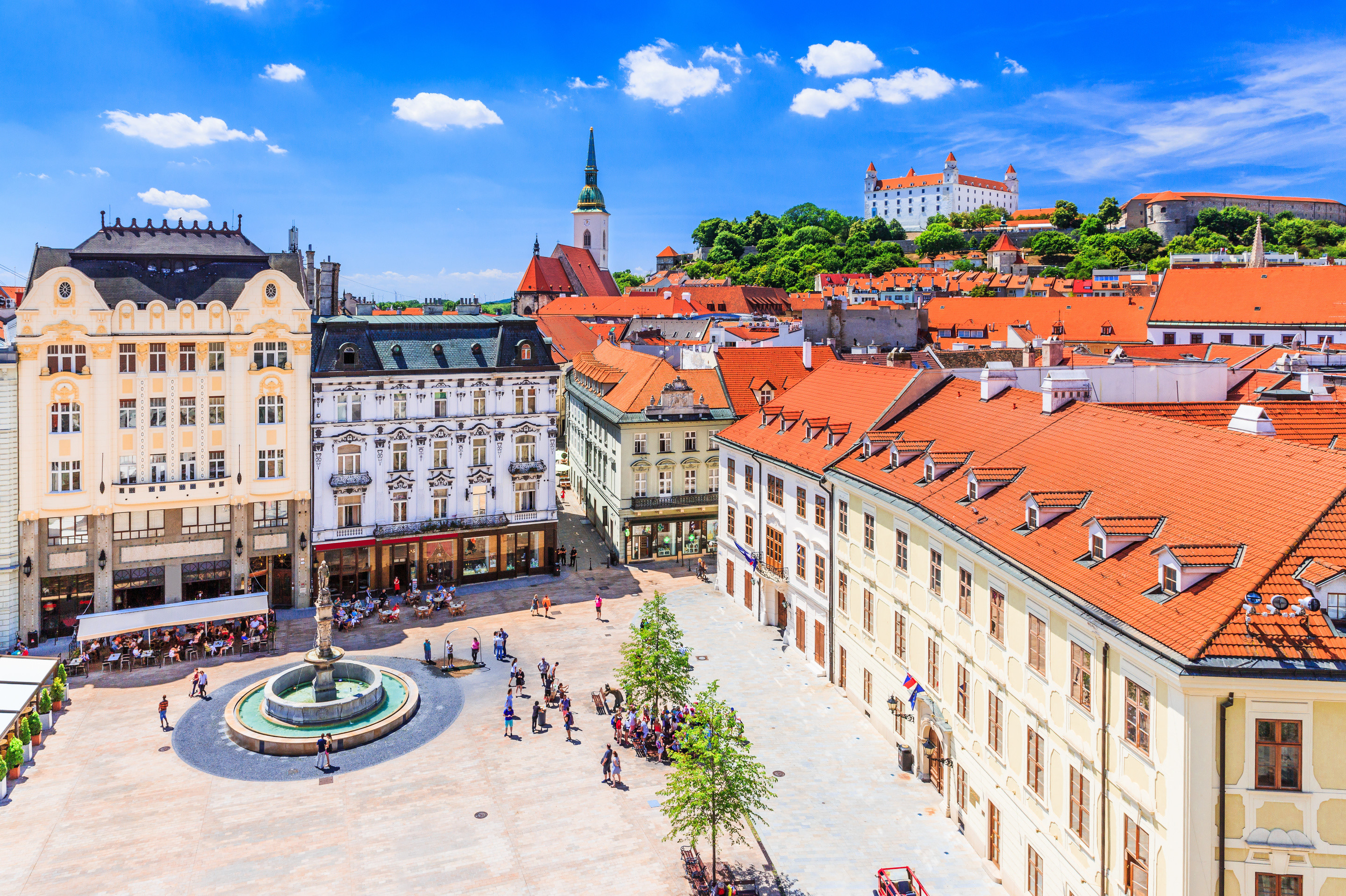 Başkent Bratislava.