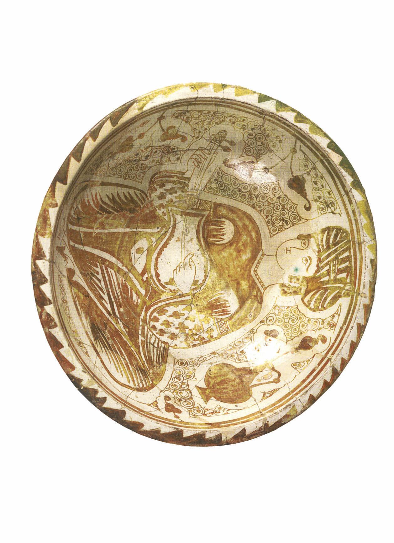 » Kadın hayatın merkezinde İslam'da kadının rahatı, hürriyeti ve sosyal haklarına önem verilir, bu durum Kur'an-ı Kerim'de önemle vurgulanır. Üstte Fatimiler dönemine ait (11. yüzyıl) tabakta telli bir enstrüman çalan kadın tasvir edilmiş. Bugün Mısır'daki İslam Sanatı Müzesi'nde sergilenen bu tabak, İslam'da kadının hayatın dışında değil, merkezinde olduğunu gösteren pek çok örnekten biri. » Kadın hayatın merkezinde İslam'da kadının rahatı, hürriyeti ve sosyal haklarına önem verilir, bu durum Kur'an-ı Kerim'de önemle vurgulanır. Üstte Fatimiler dönemine ait (11. yüzyıl) tabakta telli bir enstrüman çalan kadın tasvir edilmiş. Bugün Mısır'daki İslam Sanatı Müzesi'nde sergilenen bu tabak, İslam'da kadının hayatın dışında değil, merkezinde olduğunu gösteren pek çok örnekten biri.