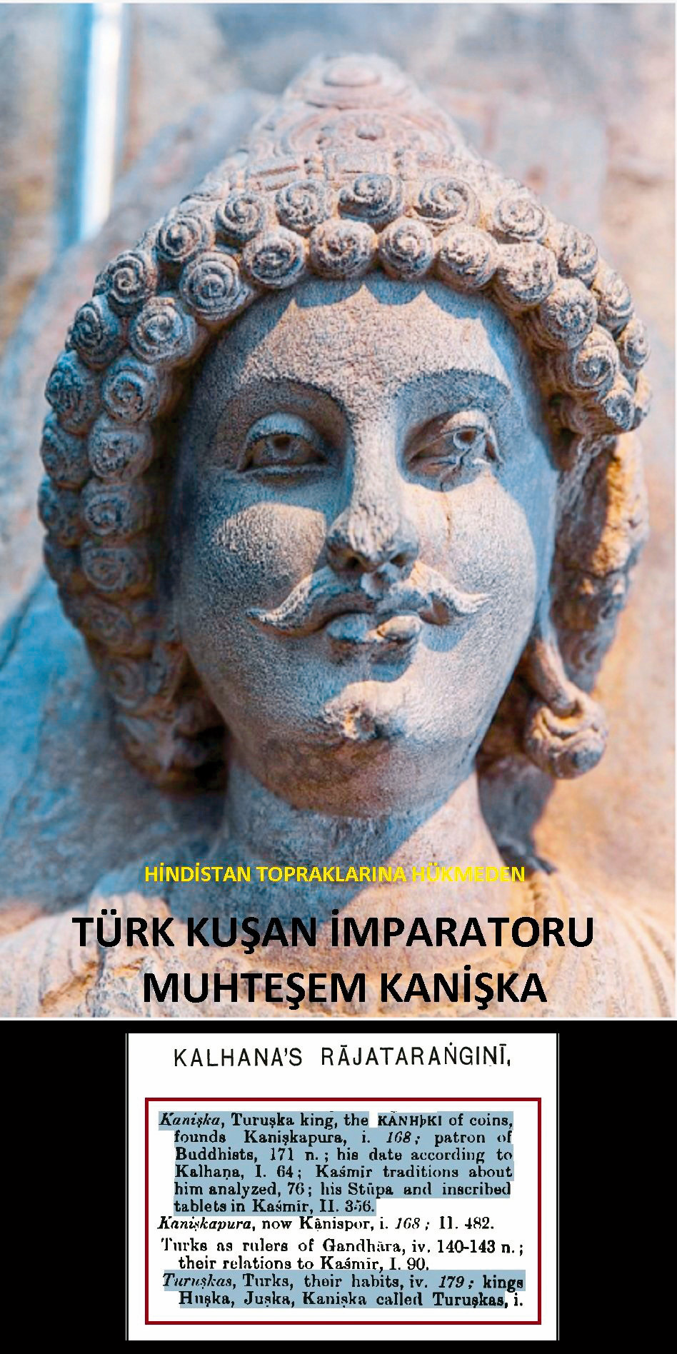 Kuşanların efsanevî hükümdarı Kanişka (Kanık) Kuşanların efsanevî hükümdarı Kanişka (Kanık)