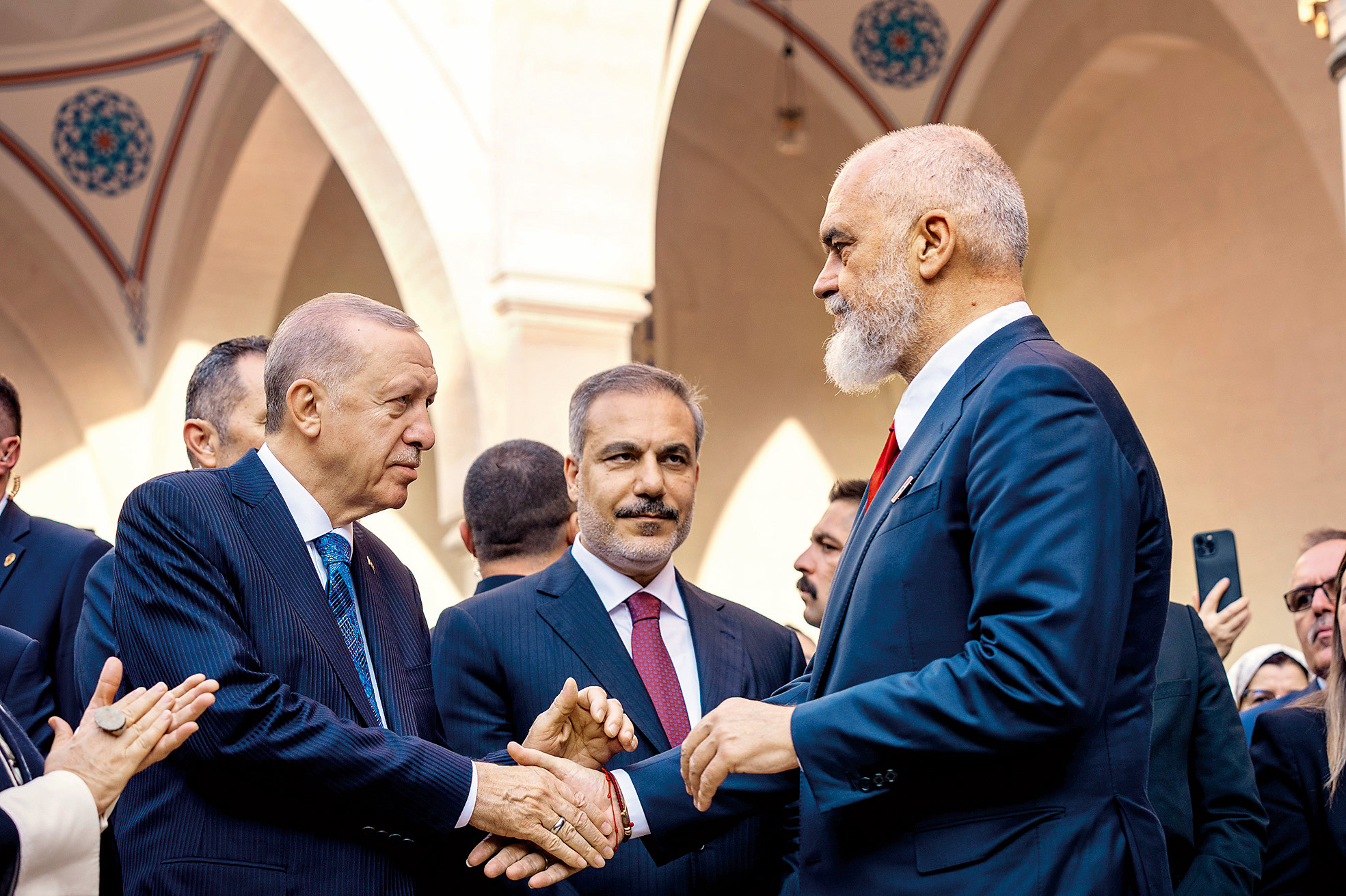 Erdoğan ve Edi Rama. Erdoğan ve Edi Rama.