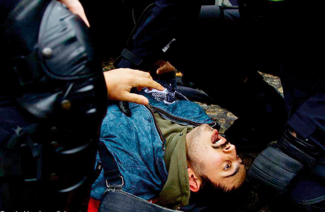 Maç esnasında ve sonrasında 'Tüm Müslümanlara ölüm! IDF (İsrail Savunma Güçleri) Araplara tecavüz etmek için var! Müslümanlara ölüm' şeklinde sloganları attılar. Maçtan sonra doğrudan MOSSAD'ın yönettiği kalabalıklar Hollanda bayraklarını ateşe vererek Müslümanlar yapmış gibi gösterdiler, taksici şoförlere şiddet uygulayıp Filistin bayrağının asılı olduğu her ev ve iş yerine saldırıp, Filistin bayrağını ateşe verdiler. Maç esnasında ve sonrasında 'Tüm Müslümanlara ölüm! IDF (İsrail Savunma Güçleri) Araplara tecavüz etmek için var! Müslümanlara ölüm' şeklinde sloganları attılar. Maçtan sonra doğrudan MOSSAD'ın yönettiği kalabalıklar Hollanda bayraklarını ateşe vererek Müslümanlar yapmış gibi gösterdiler, taksici şoförlere şiddet uygulayıp Filistin bayrağının asılı olduğu her ev ve iş yerine saldırıp, Filistin bayrağını ateşe verdiler.